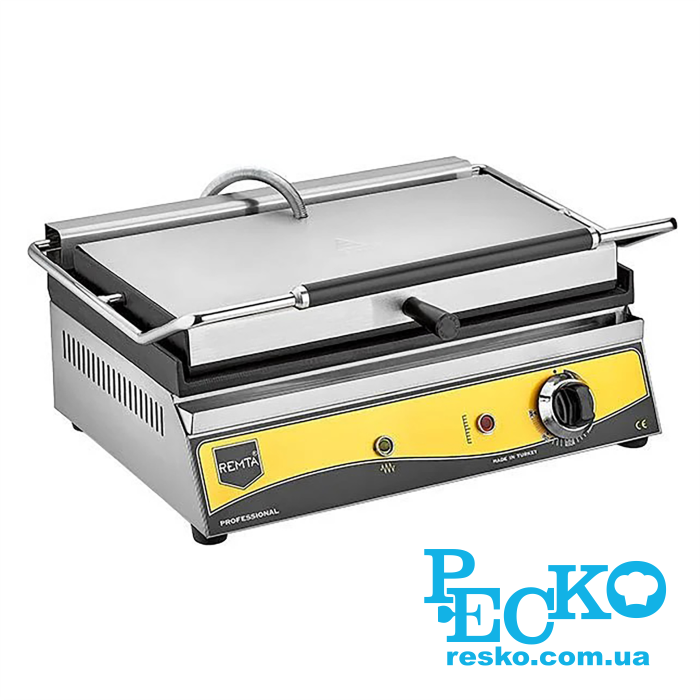 Гриль контактний Remta R73 притискний професійний ребристий