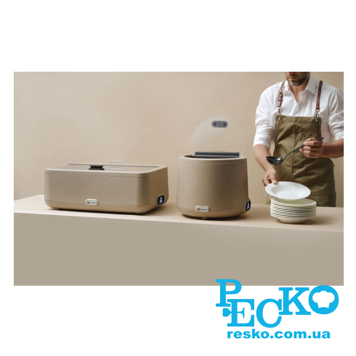 Марміт теловий UNIQ Hendi 470442 бежевий GN1/1 електричний професійний