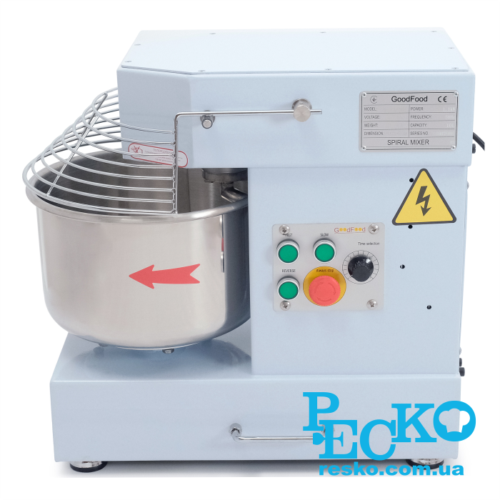 Тістоміс GoodFood SM10T2VFIR спіральний професійний 10 л дві швидкості