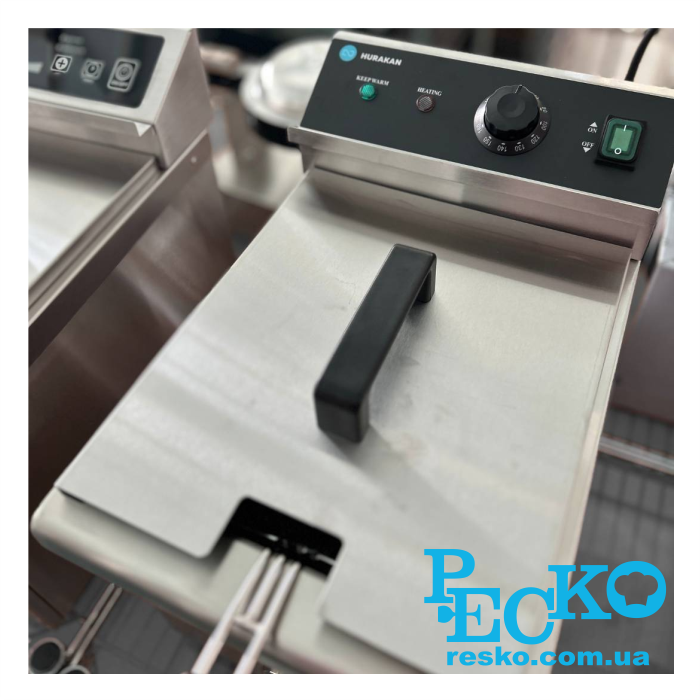 Фритюрница Hurakan HKN-FDI8D с краном индукционная профессиональная 8 л