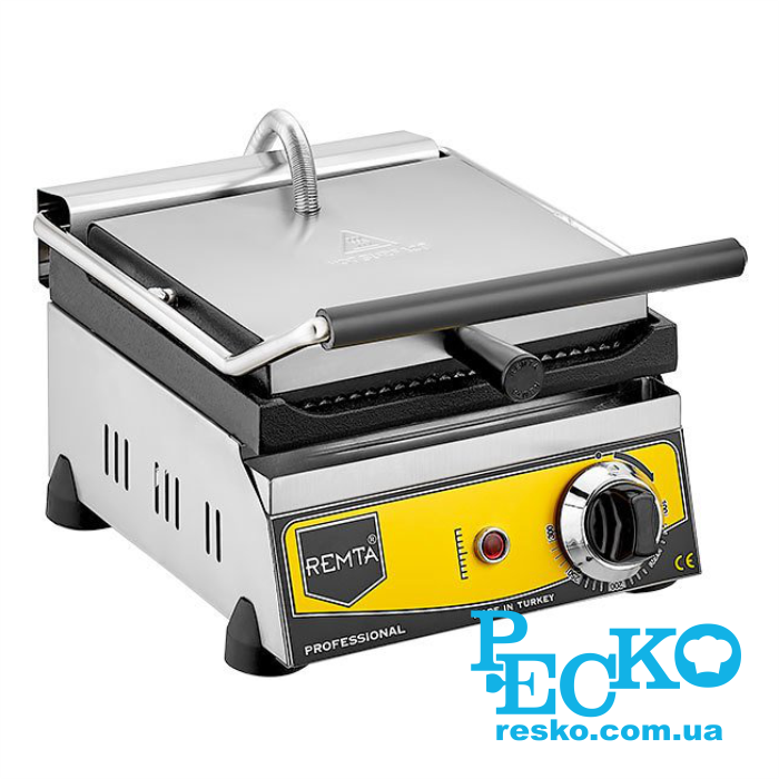 Гриль контактний Remta R72 притискний професійний ребристий