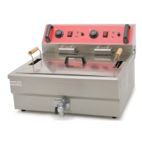 Чебуречниця GoodFood EF30V з краном електрична професійна 30 л