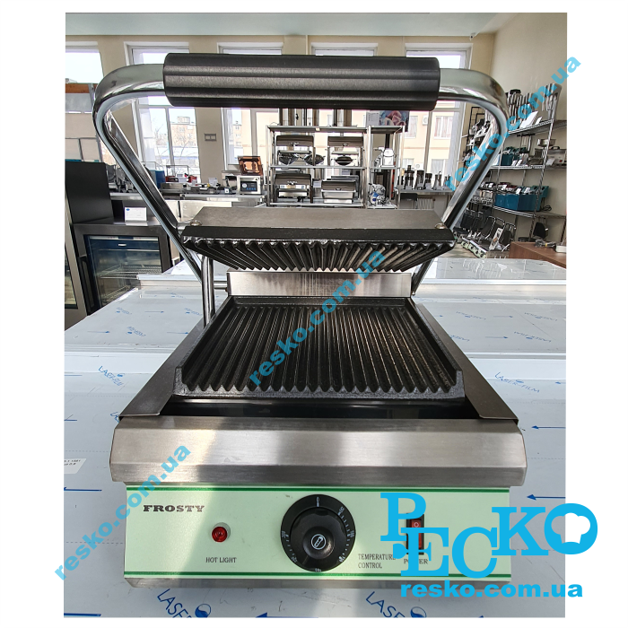 Гриль контактний Frosty SP-1A1 притискний професійний ребристий