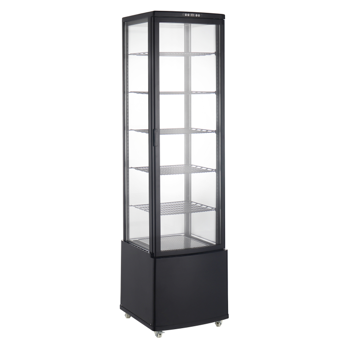 Шкаф холодильный GoodFood RT280L3 черная витрина барная напольная black