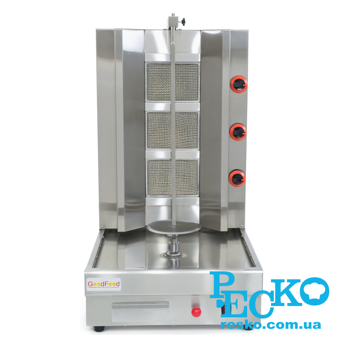 Апарат для шаурми газовий GoodFood SM3MG електропривід