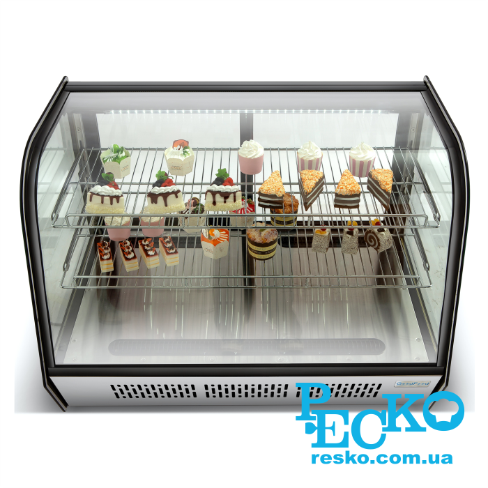 Витрина холодильная GoodFood RTW160L Premium кондитерская настольная горизонтальная