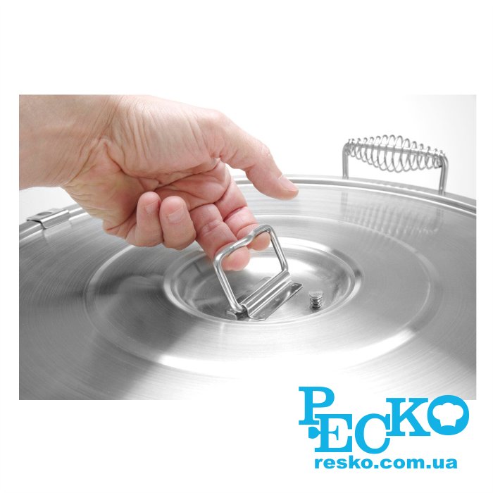 Термос для їжі із неіржавної сталі  10 л Hendi 710197 для транспортування їжі