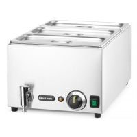 Марміт теловий Hendi 238868 GN 1/1 зі зливним краном електричний професійний