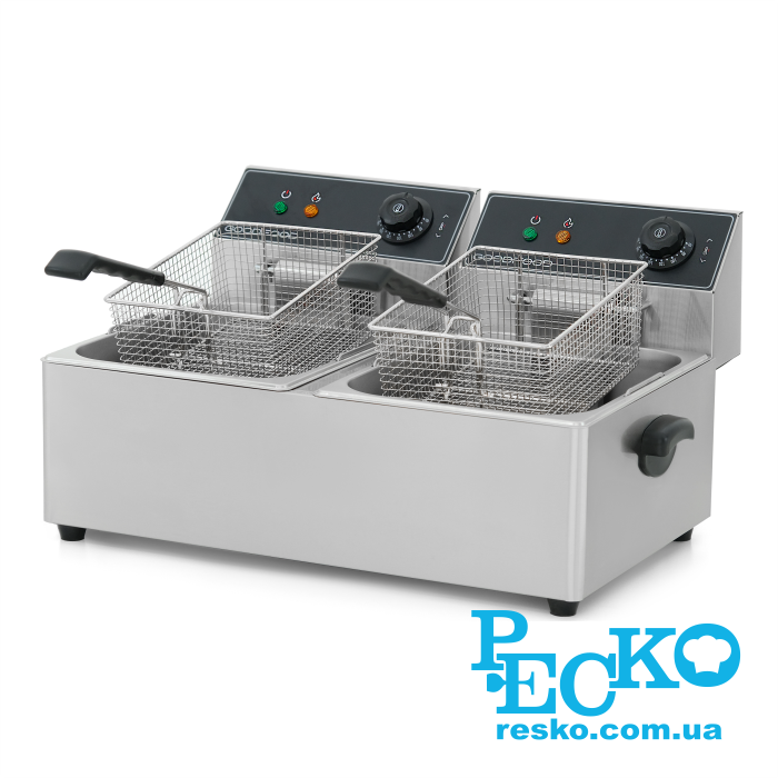 Фритюрниця GoodFood EF66 BLACK ВEST електрична професійна 6+6 л