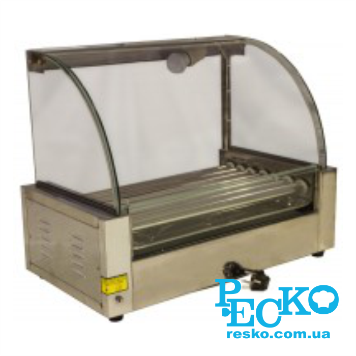 Гриль роликовий Rauder JRG-05G зі склом 5 роликів