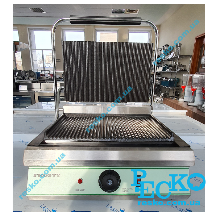 Гриль контактний Frosty SP-1C1 притискний професійний ребристий