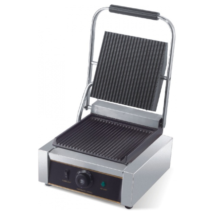 Гриль контактный Reednee CGR11 прижимной профессиональный ребристый