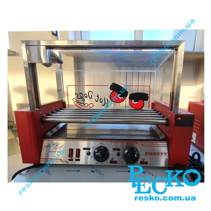 Гриль роликовий Frosty WY-005 зі склом 5 роликів