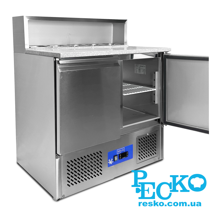 Стіл для піци Brillis G-PS900V холодильний з гранітною стільницею