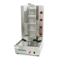 Апарат для шаурми газовий GoodFood SM4MG електропривід