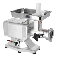 М'ясорубка GGM Gastro FWH22 професійна електрична промислова 220 кг/год
