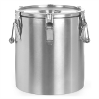 Термос для їжі із неіржавної сталі 22 л Hendi 710296 для транспортування їжі