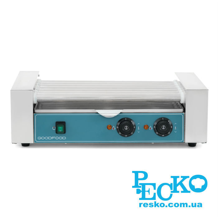 Гриль роликовый GoodFood HDRG7 BLUE, 7 роликов