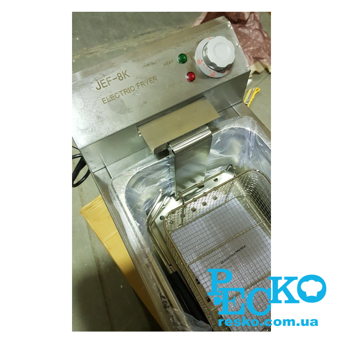 Фритюрниця Rauder JEF-8K з краном електрична професійна 8 л