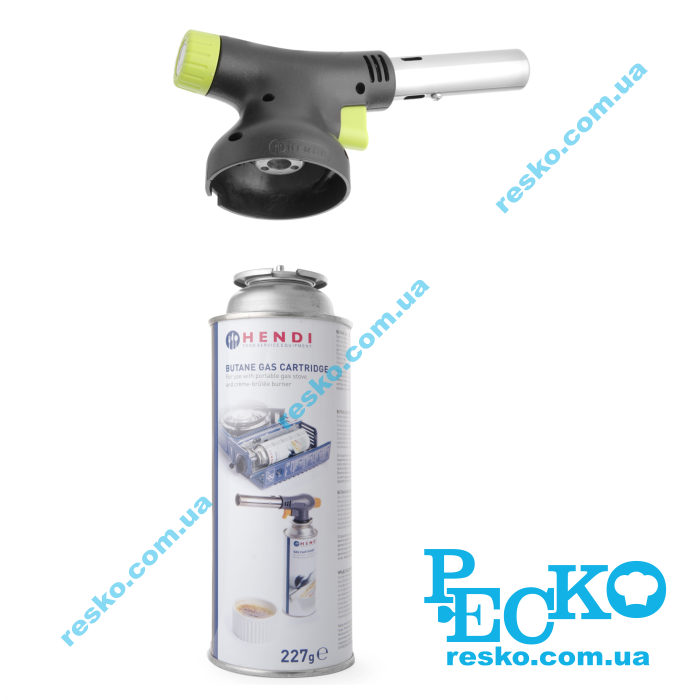 Газовая горелка Hendi 198247 шеф-повара для крем-брюле