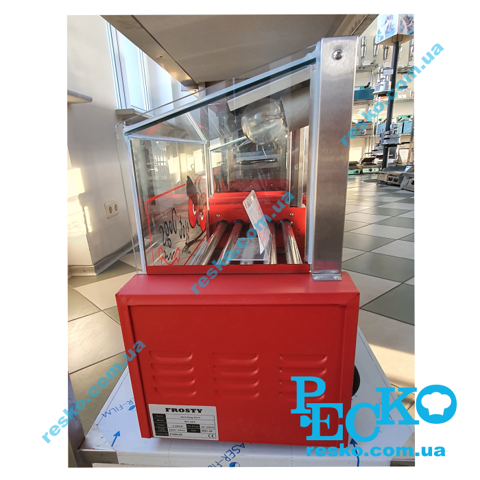 Гриль роликовий Frosty WY-005 зі склом 5 роликів