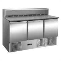 Стіл для піци Hurakan HKN-GXSD3GN холодильний з гранітною стільницею