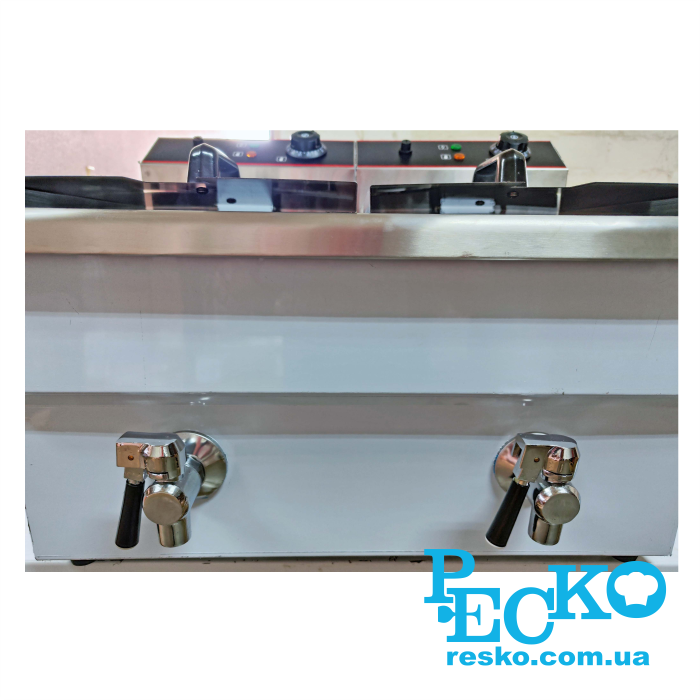 Фритюрница Airhot EF12+12 с краном электрическая профессиональная 12+12 л