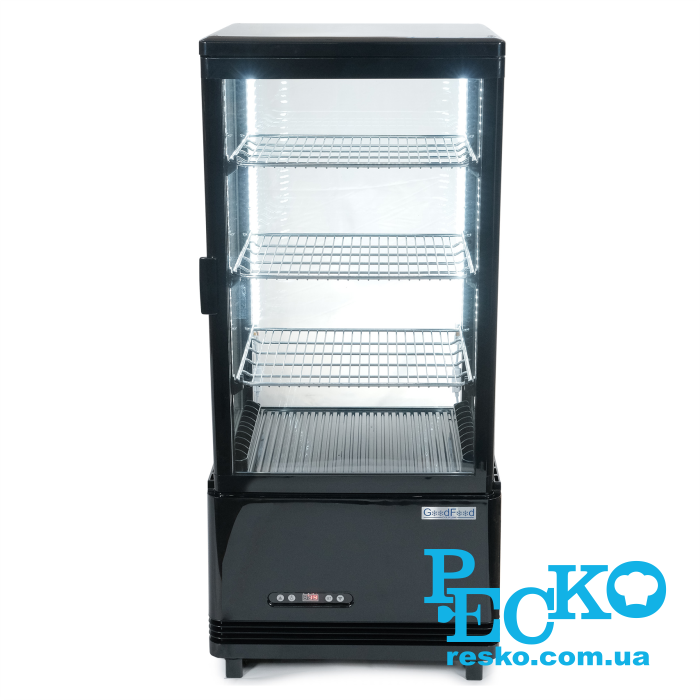 Шкаф холодильный GoodFood RT78L черная витрина барная настольная black