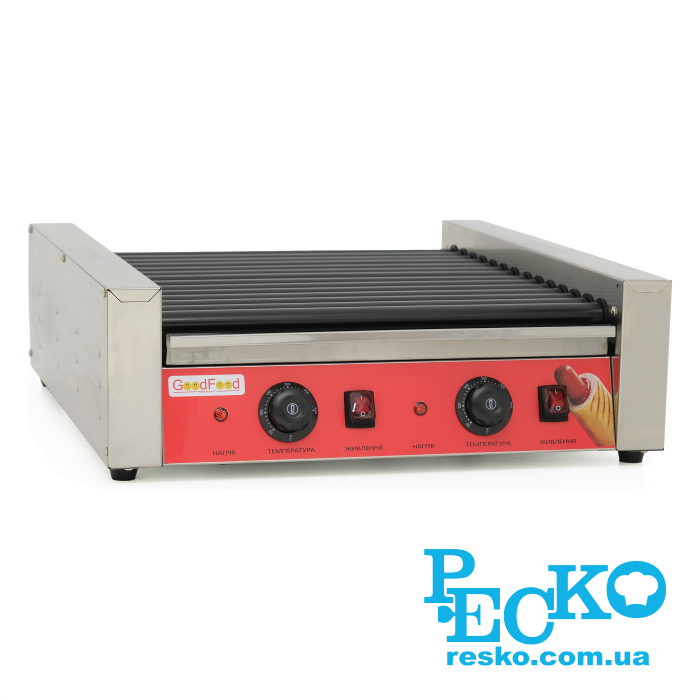 Гриль роликовий GoodFood HDRG14NS RED, 14 роликів