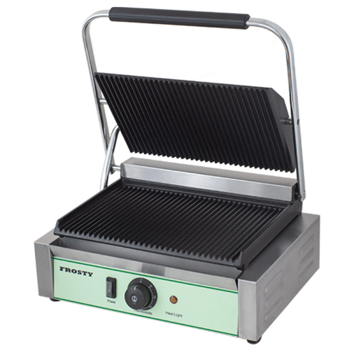 Гриль контактный Frosty SP-1C1 прижимной профессиональный ребристый