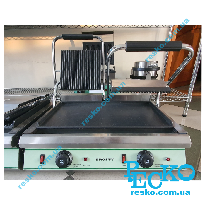 Гриль контактний Frosty SP-2A2 притискний професійний комбінований