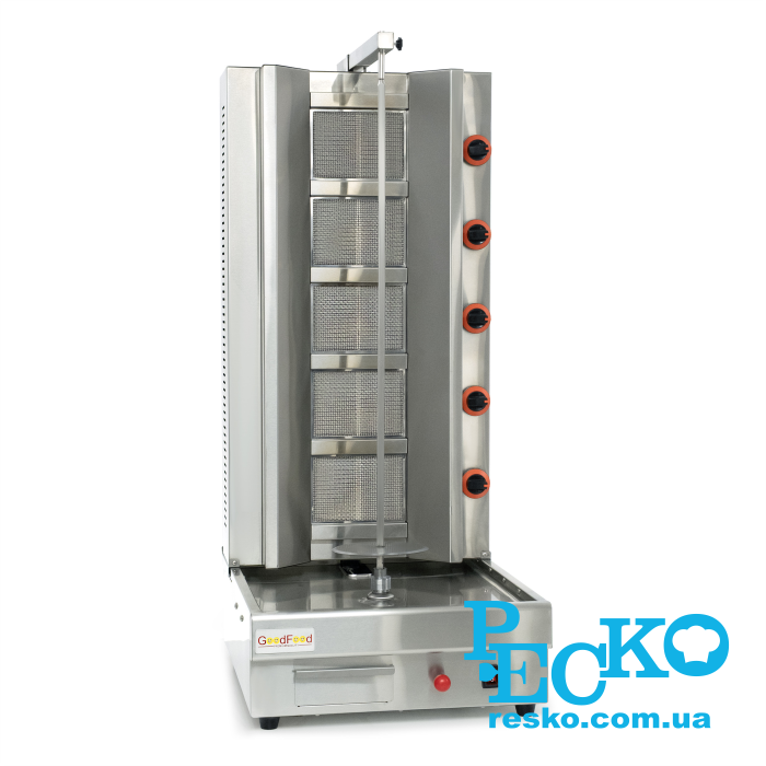 Апарат для шаурми газовий GoodFood SM5MG електропривід