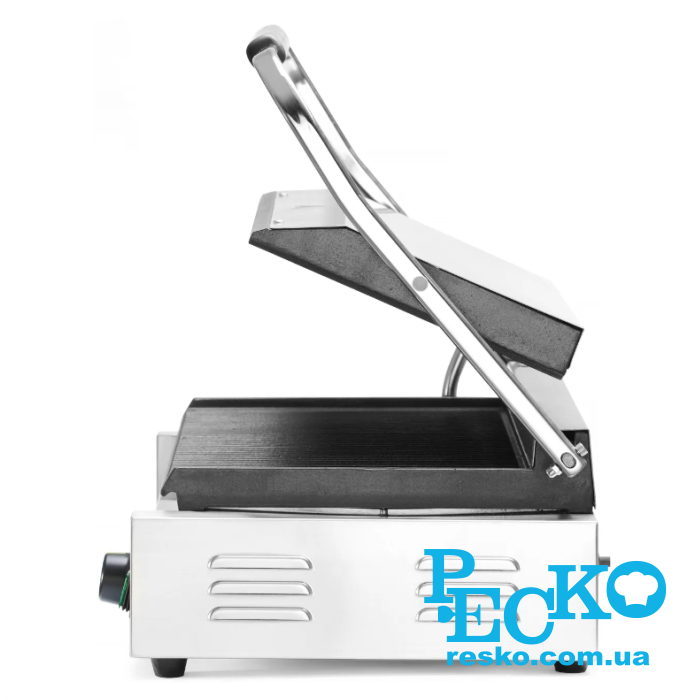 Гриль контактний Hendi 263624 panini XL притискний професійний ребристий