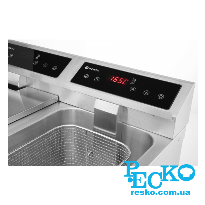 Фритюрница Hendi 215029 с краном индукционная профессиональная 8+8 л