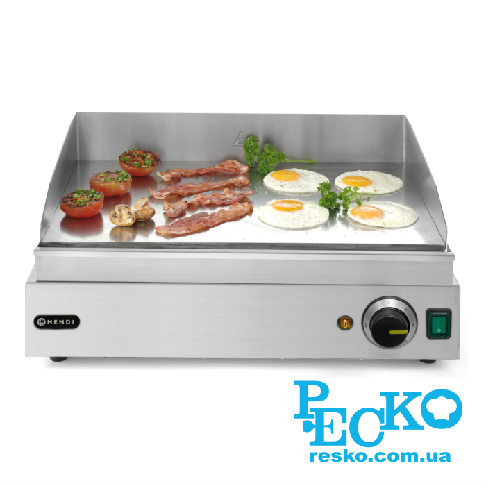 Поверхня для смаження Hendi 203149 гладка електрична професійна