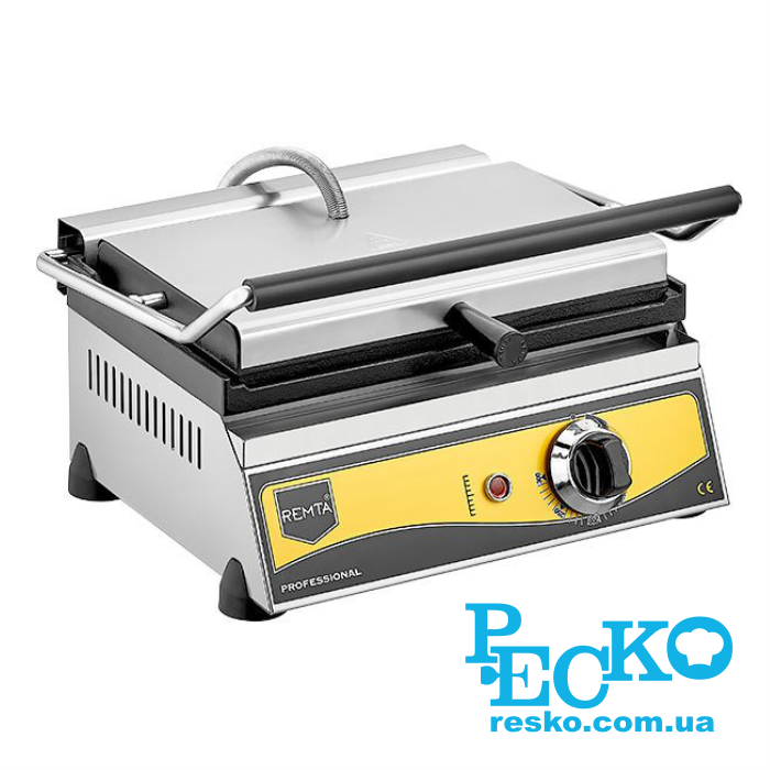 Гриль контактний Remta R71 притискний професійний ребристий