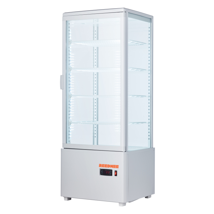 Шкаф холодильный Reednee RT98L white витрина барная настольная белая