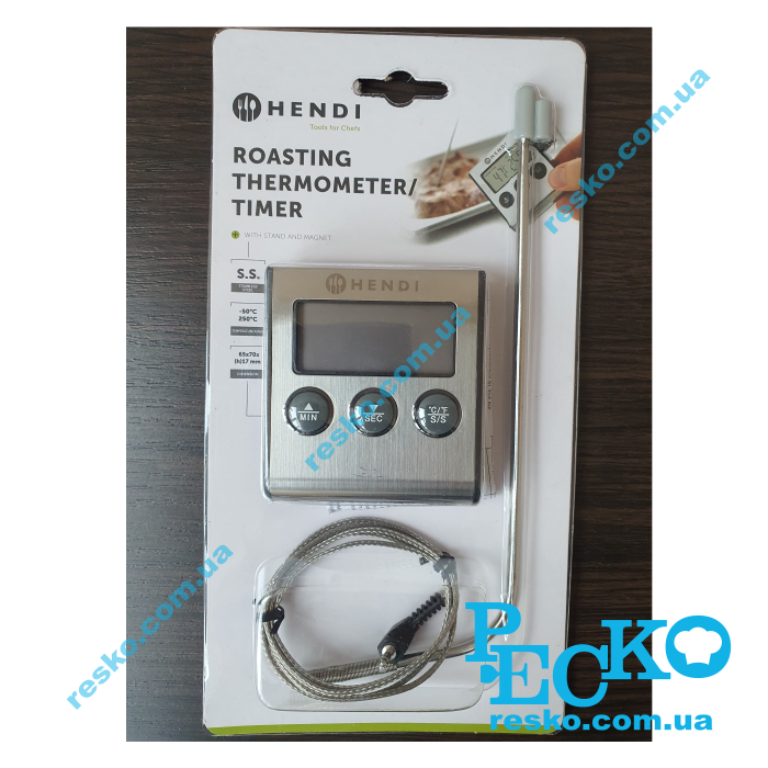 Термометр для выпечки с зондом и таймером Hendi 271346 цифровой