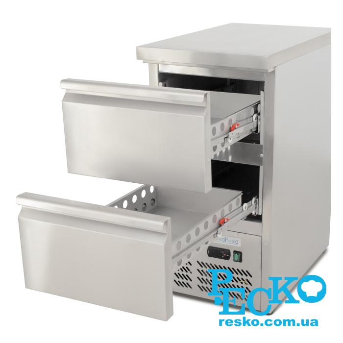 Стіл холодильний GoodFood GF-S451-2D-H6C дві шухляди