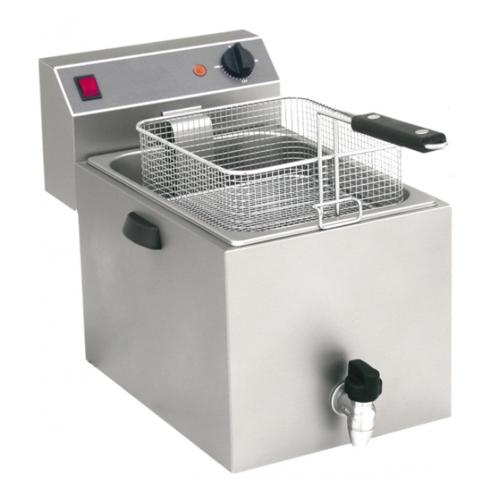 Фритюрница GAM F9V с краном электрическая профессиональная 8 л