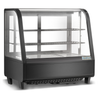 Вітрина холодильна GoodFood RTW100L чорна Premium кондитерська настільна горизонтальна