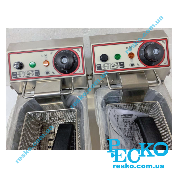 Фритюрниця Beckers FB 4+4 LTA електрична професійна 4+4 л