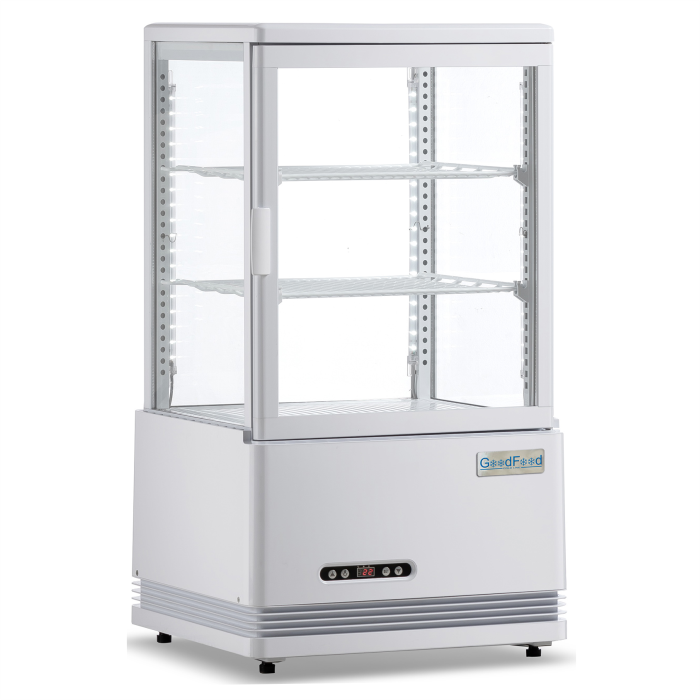 Шкаф холодильный GoodFood RT58L белая витрина барная настольная white