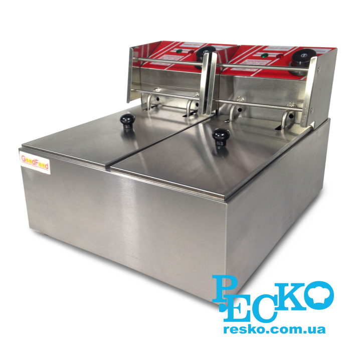 Фритюрниця GoodFood EF4+4 електрична професійна 4+4 л