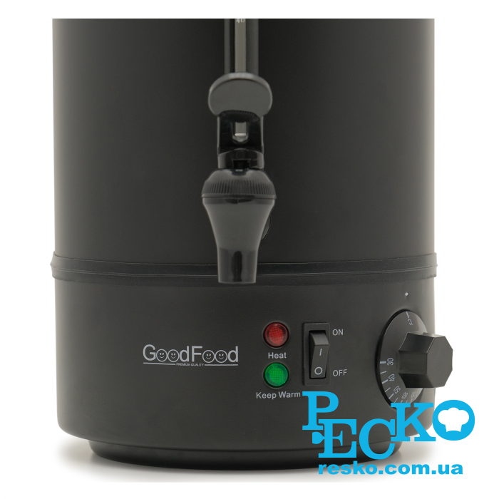 Электрокипятильник GoodFood WB08S BLACK черный наливной профессиональный 10 л