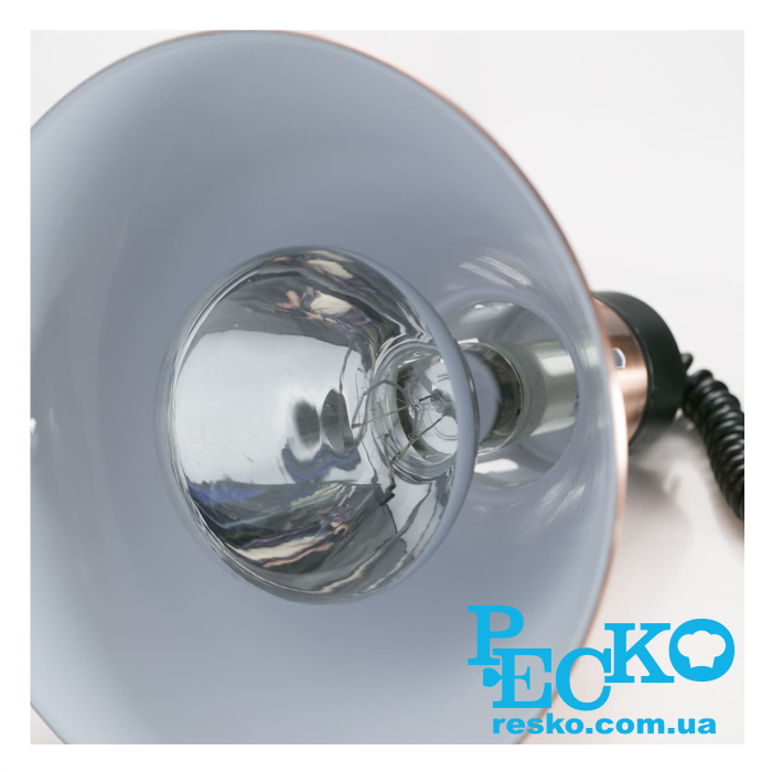 Лампа для підігріву страв Hurakan HKN-DL800 275 мм бронзова підвісна професійна