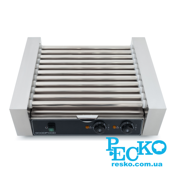 Гриль роликовый GoodFood HDRG11 BLACK, 11 роликов