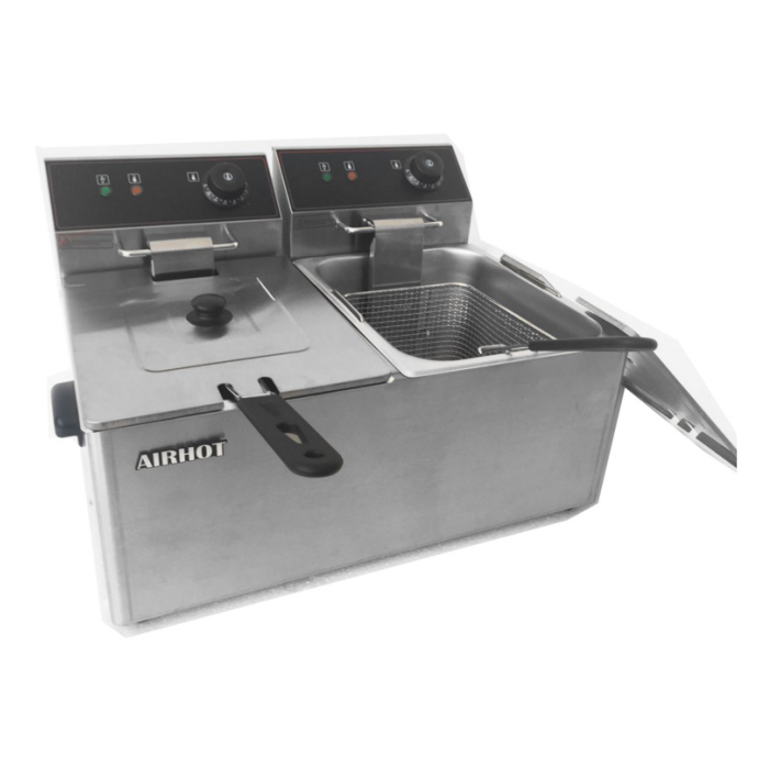 Фритюрница Airhot EF4+4 электрическая профессиональная 4+4 л