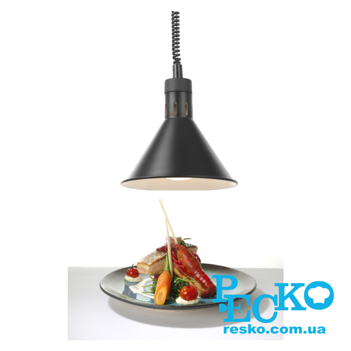 Лампа для підігріву страв Hendi 273845 чорна підвісна професійна
