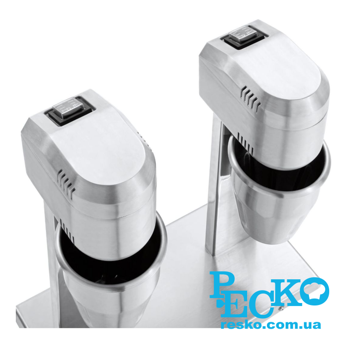 Миксер молочный Hurakan HKN-FR2GD для молочных коктейлей профессиональный 2х1 л